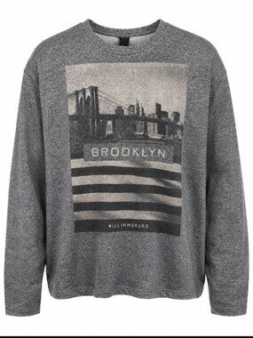 Men’s Williamsburg Brooklyn Graphic Sweatshirt – Size Medium